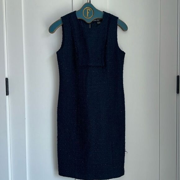 Karl Lagerfeld Elegant Navy  Dress - 4 - Picture 1 of 6